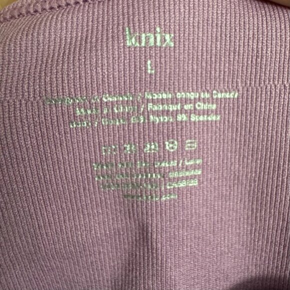 Knix - Good to Go Seamless Crop Tank in Amethyst (lilac) - Picture 4 of 7